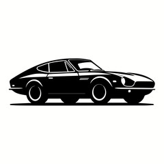 Obraz premium Elegant Luxury Sports Car Silhouette for Modern Automotive Design