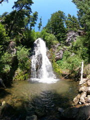 Obraz premium Oregon Cascades: Majestic Waterfall in the Heart of Nature