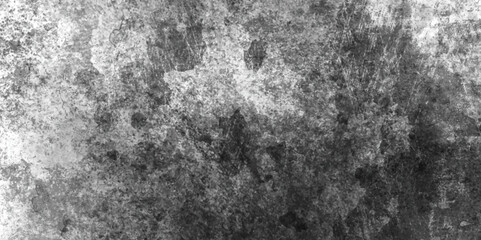 Luxury rusty metal texture with scratches and cracks abstract watercolor background grey grunge texture vintage style for design, black grungy painted with white stucco texture dark rough surface.  