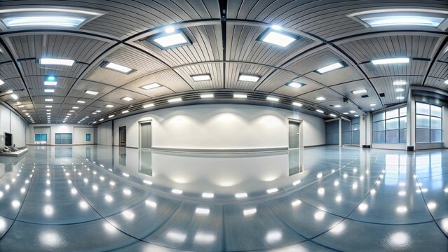 Virtual reality studio panorama with reflections in HDRI animation, VR, 360, studio, panorama, reflections