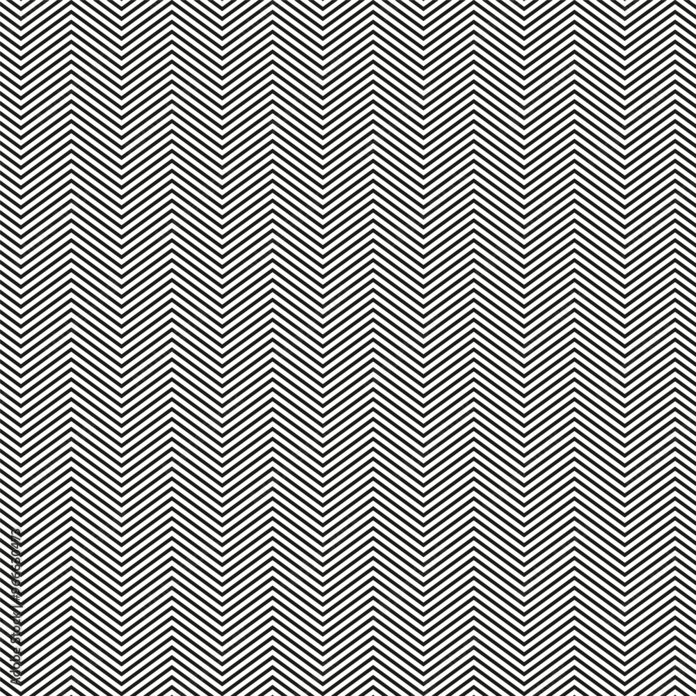 Poster seamless zigzag pattern. black and white geometric lines. repeating chevron texture. vector abstract