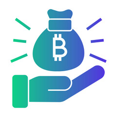 cryptocurrency Gradient icon