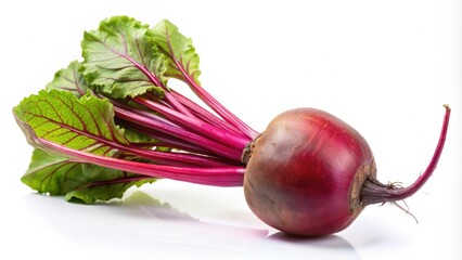 Beetroot vegetable isolated on white background , beetroot, fresh, vibrant, organic, healthy, root vegetable, nutritious, vegetarian