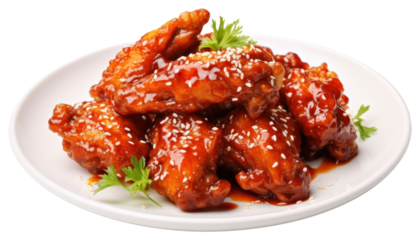 PNG Sesame sauce fried meat.