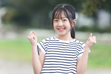 笑顔の女の子