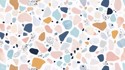 Terrazzo background in cute pastel pattern is nice