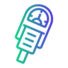 parking Line Gradient Icon