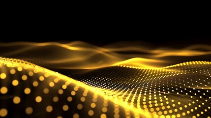 Futuristic Digital Background For Business Science And Technology, Dot Wave Abstract Background