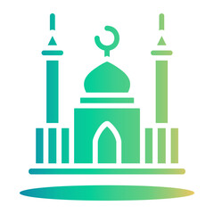 mosque Gradient icon
