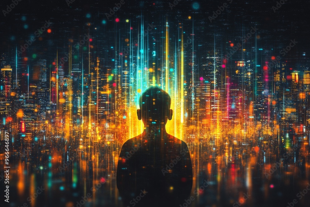 Poster emotional contagion bioelectricity and autonomic regulation digital profile with data visualizing th