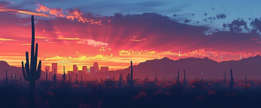 Phoenix, Arizona Sunset