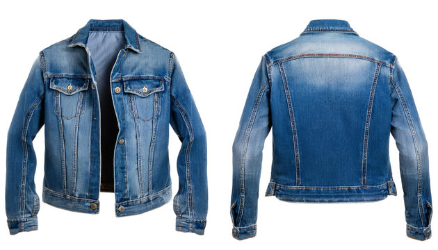 Jean jacket front and back on sale