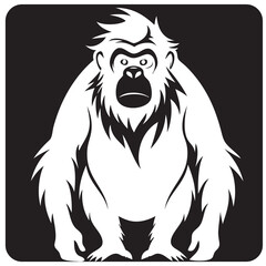 Large orangutan monkey