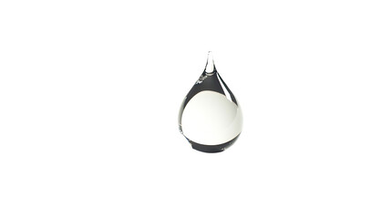 Fototapeta premium drop of water on transparent background