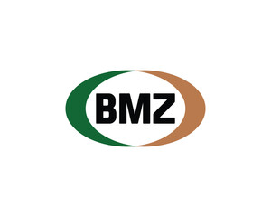BMZ logo design vector template. BMZ