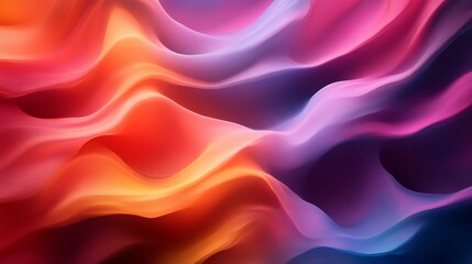 Fototapeta premium Colorful abstract wavy pattern, vibrant energy and motion concept