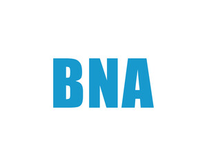 BNA logo design vector template. BNA