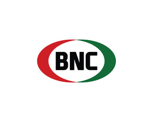 BNC Logo design vector template. BNC