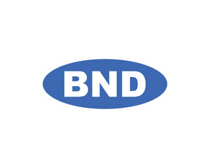 BND logo design vector template. BND