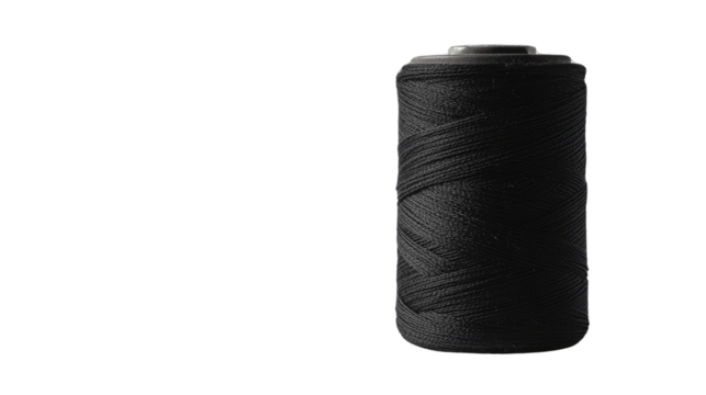 Spool of thread on a transparent background