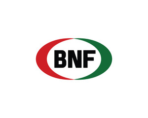 BNF logo design vector template. BNF
