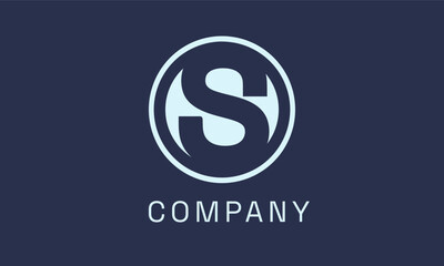 S logo design for company branding