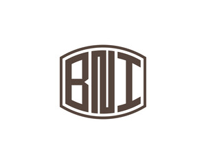 BNI logo design vector template. BNI