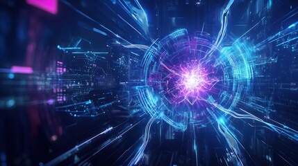 Abstract Digital Network