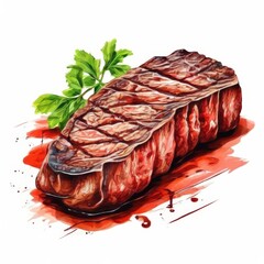 the AI Image Generator, Steak Studio Shot Isolated