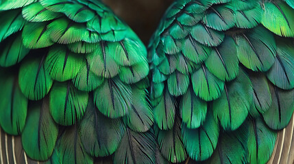 Obraz premium Exotic Bird Feather Macro