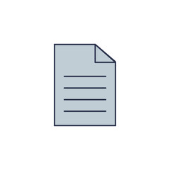 document file vector type icon