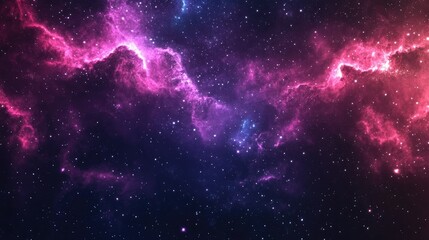 Abstract starlight and pink and purple clouds stardust, blink, background