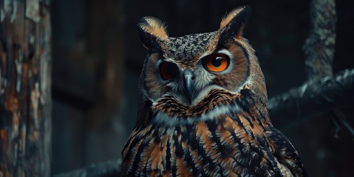 The impressive Eurasian eagle owl, known scientifically as Bubo bubo, is a large species belonging to the Strigidae family and is recognized as the largest owl in the region.