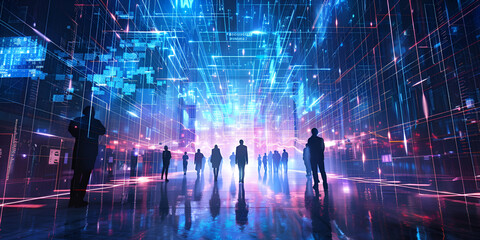 Fototapeta premium Cloud Computing Concept