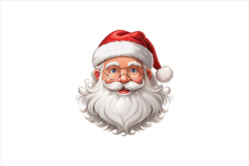 Santa Claus Head Clip Art Vectors & Illustrations .  Santa head clip art. Santa  head vector.