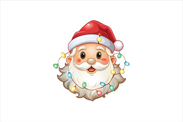 Santa Claus Head Clip Art Vectors & Illustrations .  Santa head clip art. Santa  head vector.