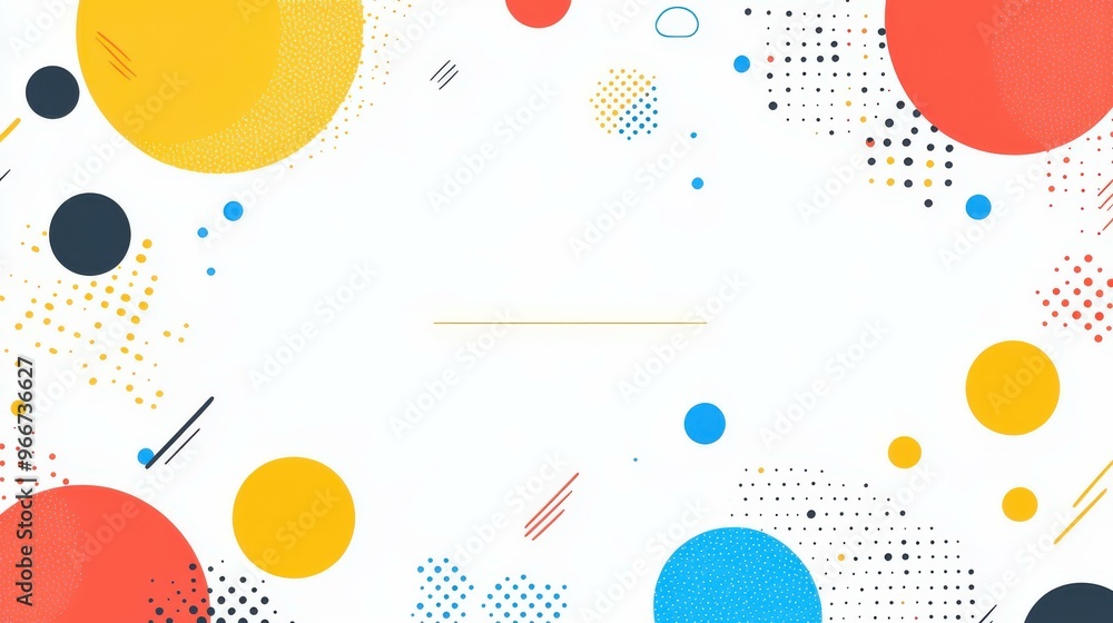 Poster modern abstract halftone pattern in a dotted style, perfect for creating engaging and artistic flat 