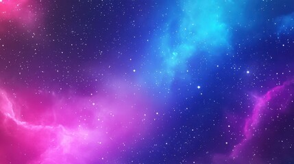 Naklejka premium A mesmerizing starry sky panorama, with twinkling stars against a deep, dark backdrop, perfect for creating a serene atmosphere.