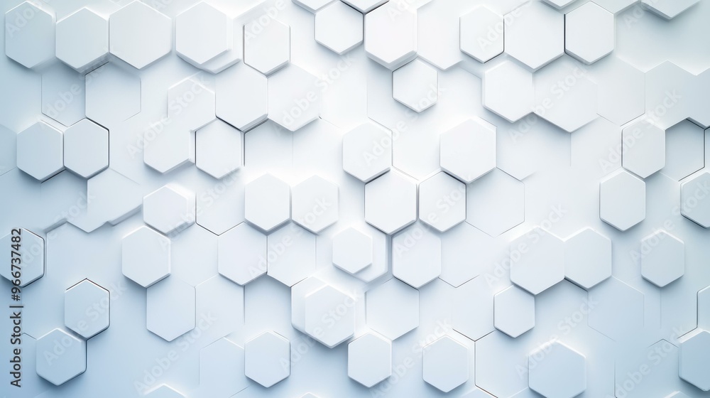 Poster discover a sleek hexagonal design with a minimalist touch, perfect for modern aesthetics and creativ