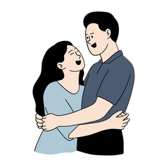 Obraz premium Couple date