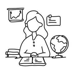 Celebrate Teachers Day With Stunning Flat Illustration that Bring a Modern Touch to Your Classroom Decor