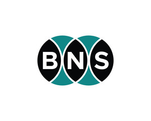 BNS logo design vector template. BNS