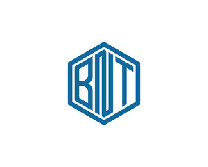 BNT logo design vector template. BNT