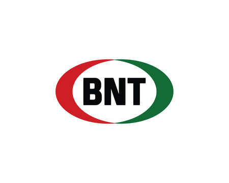 BNT logo design vector template. BNT