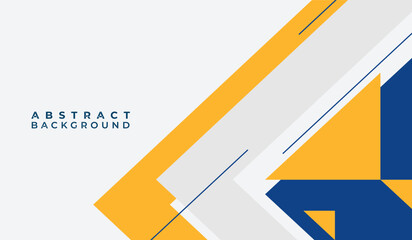 Blue and yellow abstract geometric background vector illustration