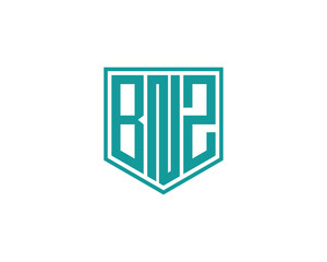 BNZ logo design vector template. BNZ