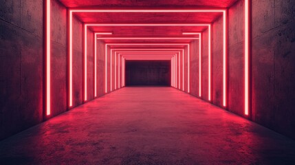 Futuristic Archery Range with Shifting Holographic Targets and Bioluminescent Arrows, Copy Space for Text