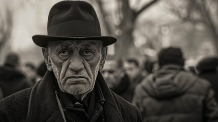Portrait of an Elderly Man in a Hat.