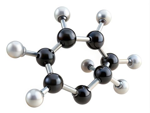 A molecular structure illustration of C3H8O, propane-1-ol or propanol, a colorless liquid chemical compound with industrial and commercial applications in various industries.