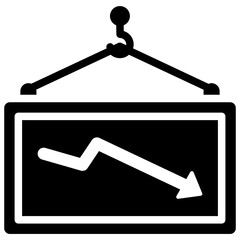 Reduced Export Levels Icon